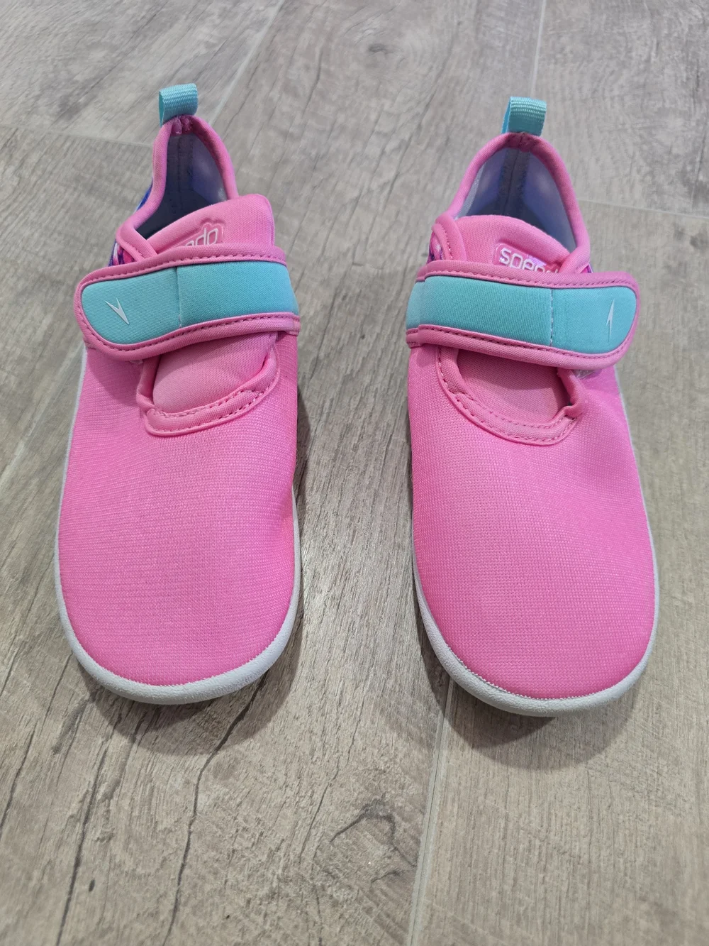 Speedo Pink Water Shoes with Teal Strap